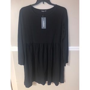 NWT black long sleeve dress size 20
